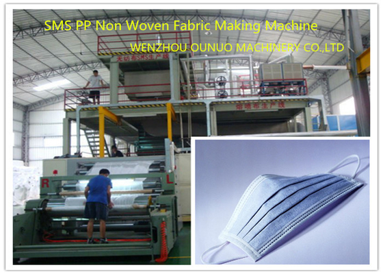 Multi - Function PP Non Woven Fabric Making Machine 1600mm Width CE Certification