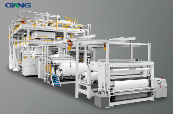 3200mm SMS PP Non Woven Fabric Production Line High Speed 0 - 350m/min