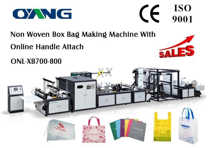 Muti - Functional Automatic Non Woven Rice Bag Making Machine , CE