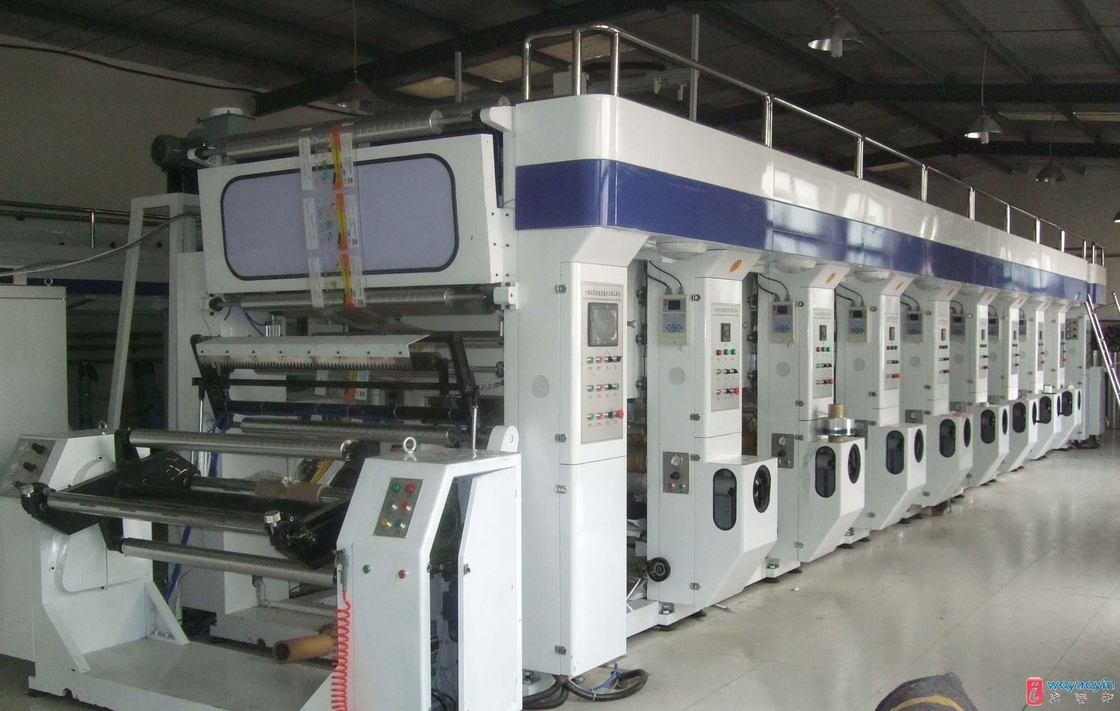 Plastic Film High Speed Rotogravure Printing Machine / digital printing machines