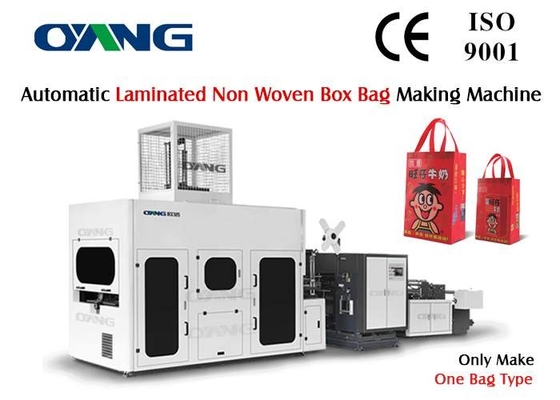 High Effective 3 Phase Non Woven Box Bag Making Machine Low Noise