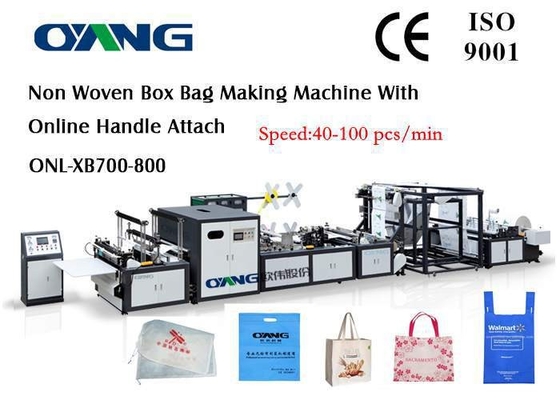 One Year Warranty Full Auto Non Woven Bag Making Machine For Five Kinds Bags