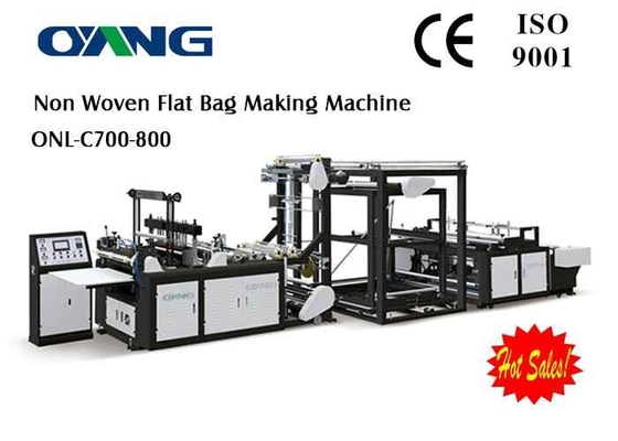 CE Certification D - Cut Nonwoven Shopping Bag Making Machine With 5 Sets Ultrasonic