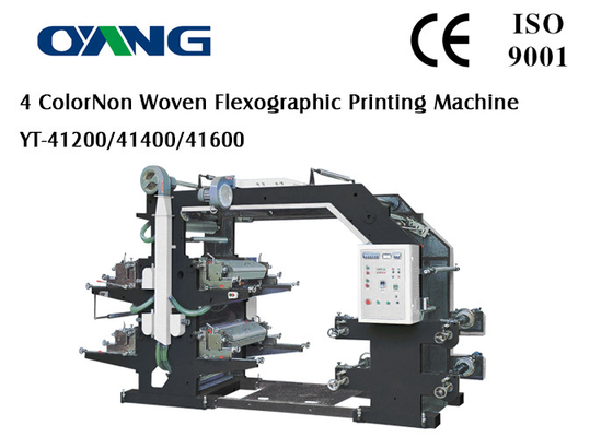 Non Woven Bag Flexographic Printing Machine Four Colors