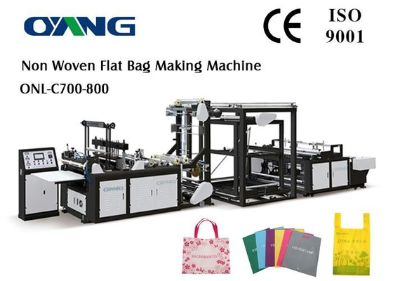 Plc Control 35-100 GSM PP Non Woven Bag Making Machine With Two Stepper Motors