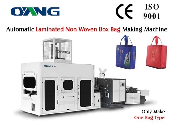 Ultrasonic Non Woven Box Bag Making Machine With PP Woven Material