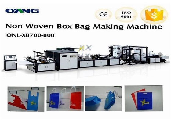 High Efficiency Non Woven Bag Making Machine , Carry Bag Manufacturing Machine