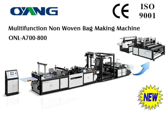 220v / 380v Eco - friendly Ultrasonic Non Woven Bag Making Machine 9 Motors