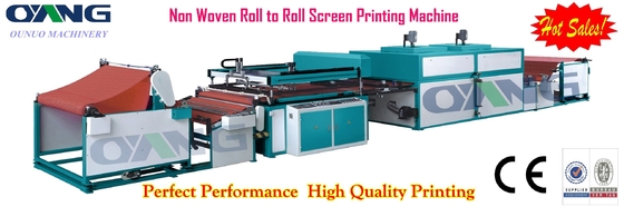 d-cut bag non woven screen printing machine of 2 colors printing
