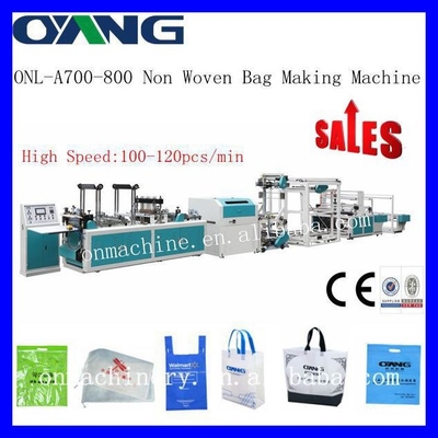 16KW CE Standard Multifunctional Automatic Non Woven Bag Making Machine , 380V 50HZ