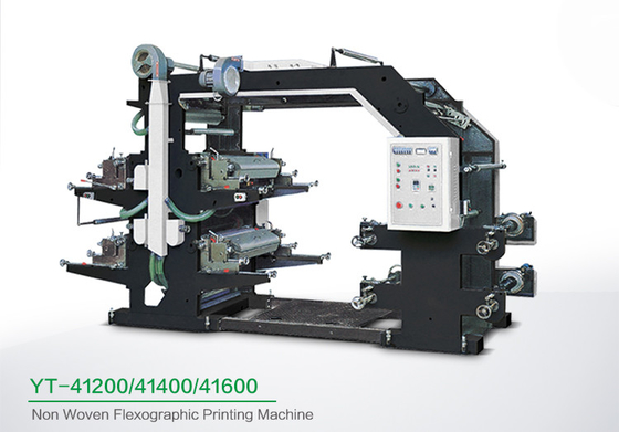 Energy Saving Four Color Flexo Printing Machine / Large 4 Color Printing Press Machine