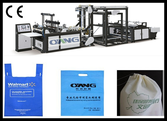 Eco Non Woven Fabric Bag Making Machine With 9 Stepper Motor Driving