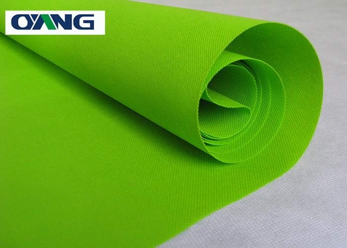 Green 100% PP Nonwoven Fabric For Shopping Bags / Gifts Bags