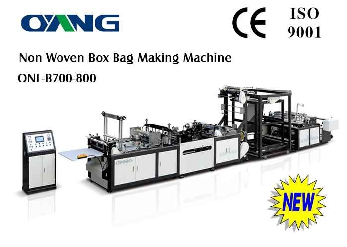 PLC Control Automated Non Woven Fabric Bag Making Machine , Ce Certification