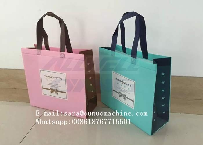 High Daily Output Auto Non Woven Bags Making Machine With Durable 25-35pcs / min