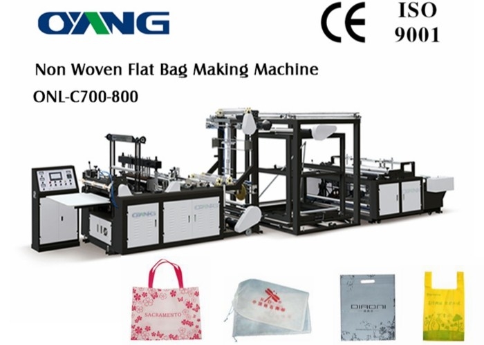 Multifunctional U - Cut Non Woven Bags Making Machine With 5 Sets Ultrasonic