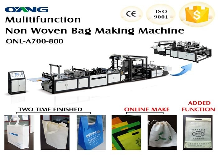 Automatic Non woven Bag Making Machinery for Flat Bag / T Shirt Bag