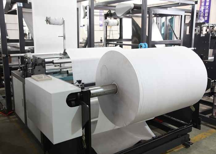 Touch Screen Operation Full Auto Non Woven Bags Manufacturing Machine 30-100 gsm