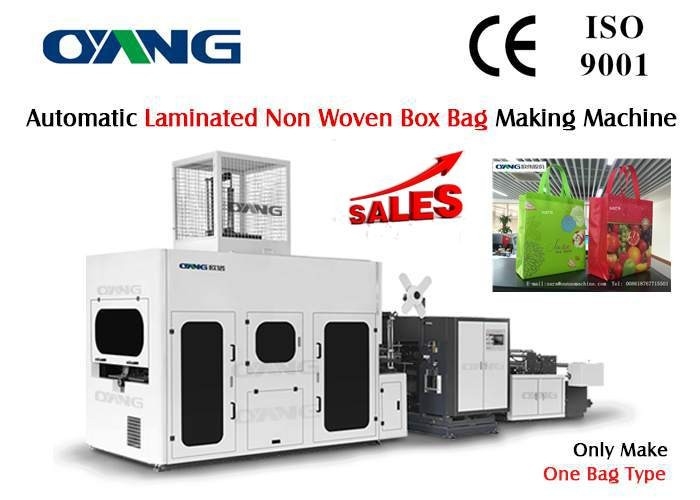 Fully Automatic Non Woven Box Bag Making Machine Moisture Resistant