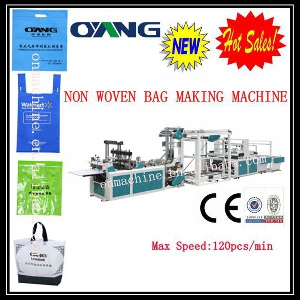 High speed PP non woven bag making machine for non woven shopping bag
