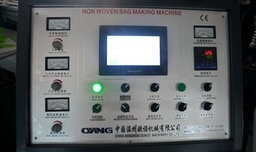 Industrial Eco Friendly Bag Making Machine / Fabric Bag Forming Machine