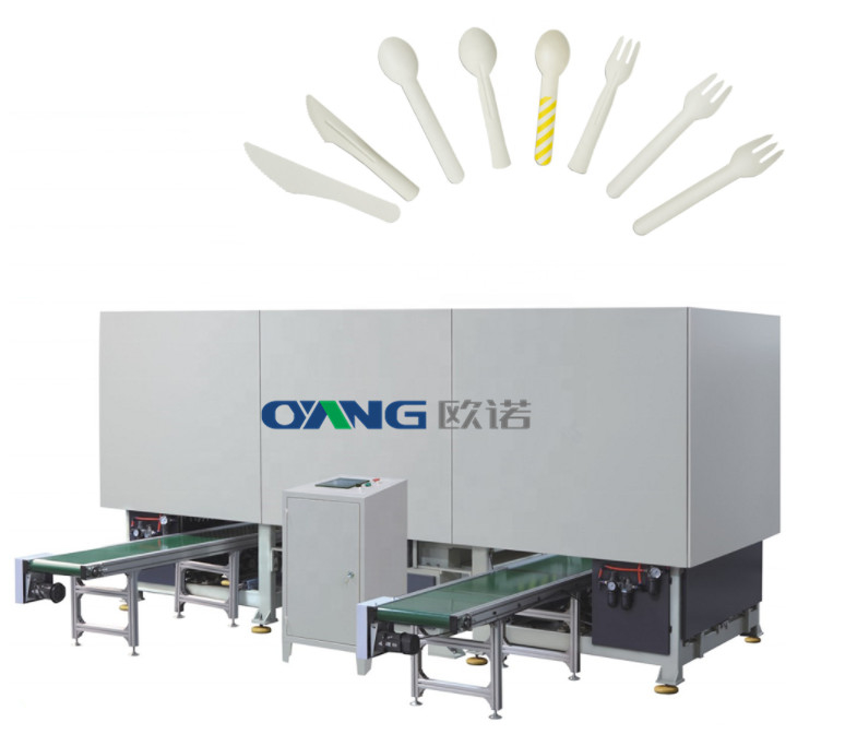 2021 New Design Biodegradable Disposable Paper Knife Fork &amp; Spoon Making Machine for food use
