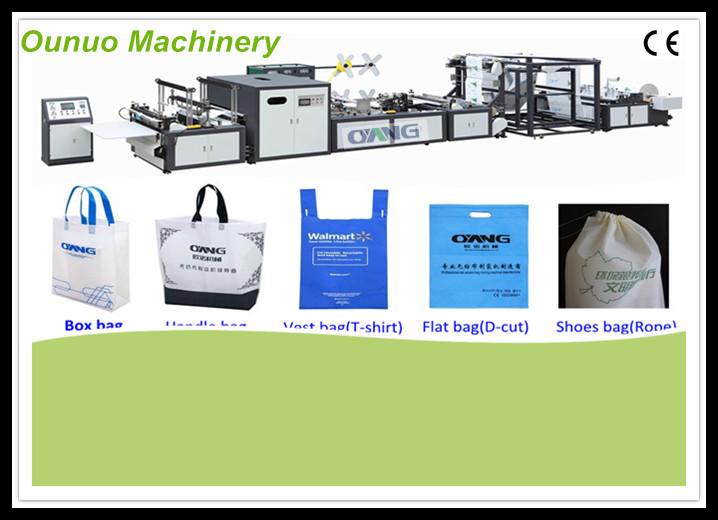 Industry PP Non Woven Fabric Bag Making Machine / Non Woven Bag Making Machine