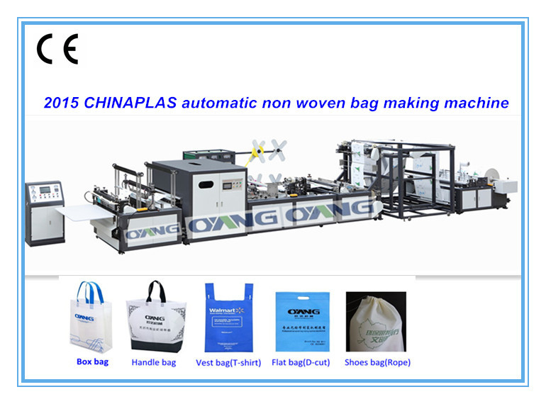 New PP Automatic Non Woven Bag Making Machines / Carry Bag Machine