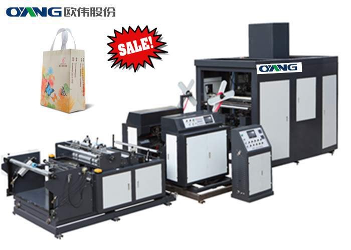 380 V 50 HZ 3 Phase Laminated Non Woven Carry Bag Making Machine For ...